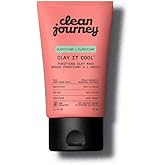 cleanjourney Purifying Clay Mask, Clarifying Face Mask, with Kaolin & Sea Mud, for Oily & Acne-Prone Skin, EWG Verified, Vegan, Detoxifying Pore, Cleanser, 1.7 Fl Oz
