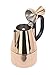 Tom Dixon Brew Stove Top Coffee Maker | Polished Steel with Copper Finish Espresso Maker | Art Deco Design | Heat-Resistant Handle | Luxury Moka Pot - Copper