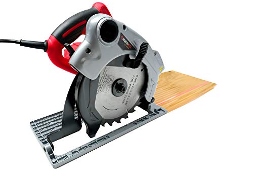 Kreissäge 1500W 4700 RPM Handkreissäge mit Laserführung SCHEIBENSÄGE HurthAG CS-1820 HANDSÄGE +2 SCHEIBEN 185 mm 24T+60T… – Bild 4