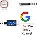 USB C to Headphone Jack, ZHIMUM Pixel 2 Headphone Adapter USB Type C to 3.5mm Headphone Jack Adapter Dongle [Braided+DAC+Hi-Res] for i Pad Pro Pixel 3/3XL/Moto Z/Huawei/Essential (Nylon Braided)