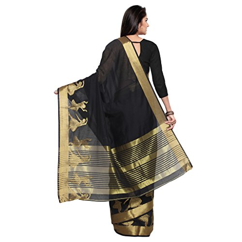 Rajnandini Women's Cotton Zari Work Saree(JOPLNB2119__Free Size) - Image 4