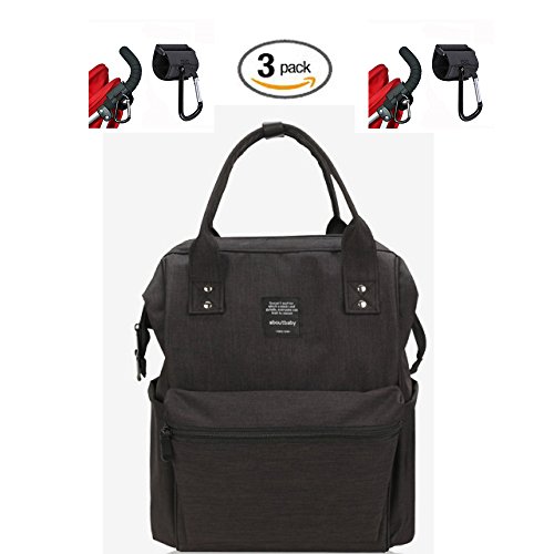Waterproof Backpack with 2 Stroller Hooks - Durable, Stylish, Large
Capacity - Diaper Bag, Maternity Travel Backpack, Multi-Function for
Baby Care, Nappy Bag - Insulated Bottle Bag, 3 (Black) Waterproof Backpack with 2 Stroller Hooks - Durable, Stylish, Large
Capacity - Diaper Bag, Maternity Travel Backpack, Multi-Function for
Baby Care, Nappy Bag - Insulated Bottle Bag, 3 (Black)