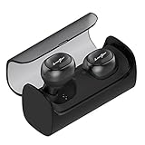 True Wireless Earbuds, LiteXim TW-08 Bluetooth 4.1 Cordless Stereo In-Ear Headphones, Cable-free Earphones with Mic(Black)