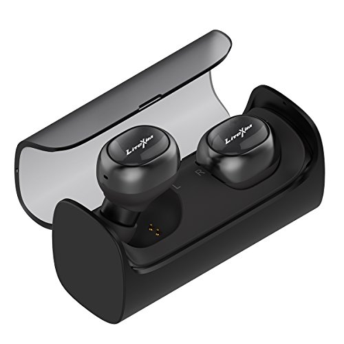 LiteXim Truely Wireless Earphones, No Dropping, Smart Charging case, High Fidelity Quality 3D Stereo Surrounding Sound, Dynamic Noise Reduction, Ultra Weight Design, Professional's (Black3)