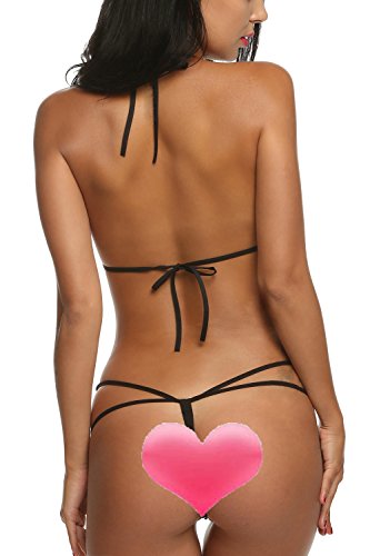 ADOMES-Donna-Lingerie-Sexy-in-Pizzo-Allacciato-al-Collo-Profondo-V-Babydoll-Mini-Body-One-Piece-See-Through-Mesh-Sleepwear