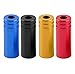 Juscycling 4mm Aluminum Alloy Bike Derailleur Shifter Cable Housing End Caps Ferrules,4 Colors, 10pcs /Bag