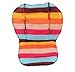 MOKRIL Baby Stroller/Car Seat/High Chair Rainbow Striped Breathable Water Resistant Cushion Liner Mat Pad Cover Protector