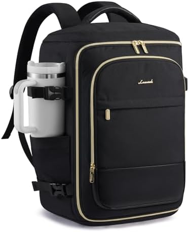 Amazon.com | Amazon Basics Travel Backpack, Carry-On with Laptop Compartment, 40L Expandable Storage, Dual Use Backpack & Shoulder Bag with Multiple Compartments and Pockets, 15.8"W x 21.5"H x 8.3"D, Navy | Casual Amazon.com | Amazon Basics Travel Backpack, Carry-On with Laptop Compartment, 40L Expandable Storage, Dual Use Backpack & Shoulder Bag with Multiple Compartments and Pockets, 15.8"W x 21.5"H x 8.3"D, Navy | Casual