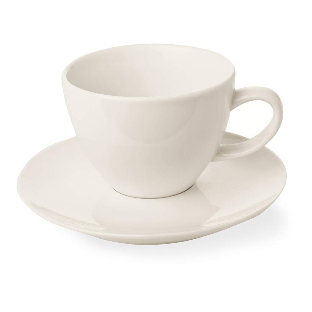 Fine Dine 770399 Crema Elegant Cup with Saucer, 70mL Capacity,