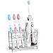 6-Slot Stainless Steel Bathroom Toothbrush Holder,Toothbrush Holder Toothpaste Stander Bathroom Organizer