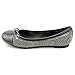 Tory Burch Smoke Roccia/Black Verbena Tribal Snake Ballet Flats