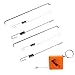 HURI 2sets Governor Rod Governor Speed Control Spring Governor Rod Fuel Throttle Return Spring fit for Gx140 Gx160 Gx200 5.5/6.5hp Engine Chinese Generator 168f Gasoline Engine