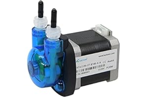 K KAMOER Small peristaltic Pump Stepper Motor 24V Adjustable Speed Kamoer KPAS-100 Long Service Life high-Precision dosing Pump (110ml/min （3.2mm ID ×6.4mm OD）3 rotors)