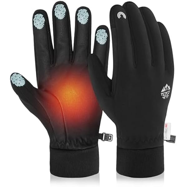 Skihandschoenen heren / dames 900 zwart