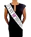 Its My 18th Birthday White Glitter Satin Sash - Happy Birthday Party Supplies, Ideas and Decorations- Funny Birthday
