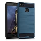 kwmobile Hybrid case Design Brushed for Huawei P9 Lite in dark blue black