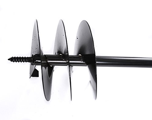 rg-vertrieb Handbohrer Erdbohrer Erdlochbohrer Pflanzbohrer schwarz 5 Durchmessern zur Auswahl (200mm) – Bild 5