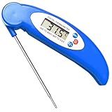 GET Waterproof Meat Thermometer Digital Super Fast Instant Read Thermometer BBQ Thermometer with Calibration and Backlit Function Cooking Thermometer for Food, Candy,