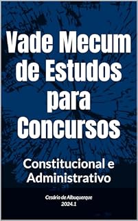 Livro Vade Mecum de Estudos para Concursos: Constitucional e Administrativo
