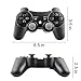 JAMSWALL PS3 Controller Wireless,Bluetooth Dualshock3 Gamepad Joystick with USB Charger Cable Cord Remote Game Accessories for PlayStation3,Blackthumb 4
