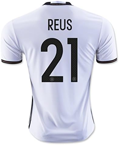 2016 White #21 Reus Home Match Football Soccer Adult Jersey