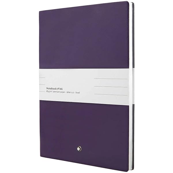 Montblanc Fine Stationery Notebooks #146 Slim, Black, Blank for