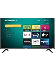 Hisense 32-Inch Class H4 Series LED Roku Smart TV with Google Assistant and Alexa Compatibility (32H4G, 2021 Model)