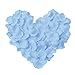 Neo LOONS 1000 Pcs Artificial Silk Rose Petals Decoration Wedding Party Color Light Blue