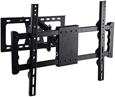 Full Motion TV Wall Mount Bracket Swivel Tilt for Most 26” –55” Inch Samsung Vizio LED LCD Plasma Flat Panel Screen Monitors VESA Up To 400 x 400 with 6’ HDMI Cable