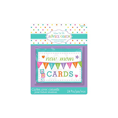 Baby Shower Games Set for 24 - Baby Shower Bingo, Whats in Your Purse Game, Word Scramble, Scratch Tickets and New Mommy Advice Cards - Thumbnail 4