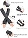 Bememo 3 Pairs Winter Long Fingerless Gloves Knit Elbow Length Gloves Thumb Hole Arm Warmers for Women Girls (Color Set 5, Long Type)
