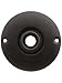 House of Antique Hardware R-01SE-132-OB 3" Wrought Brass Rosette in Oil Rubbed Bronze