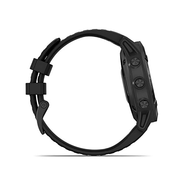 Garmin-fenix-6-Pro-Ultimate-Multisport-GPS-Watch-Features-Mapping-Music-Grade-Adjusted-Pace-Monitoring-and-Pulse-Ox-Sensors-Black-with-Black-Band Garmin fenix 6 Pro, Ultimate Multisport GPS Watch, Features Mapping, Music, Grade-Adjusted Pace Monitoring and Pulse Ox…