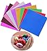Sakolla 200 Pieces Aluminium Foil Candy Wrappers, 4 x 4 Inch Colour Chocolate Wrappers for Homemade Caramel, DIY Candies, Lolly, 9 Colors