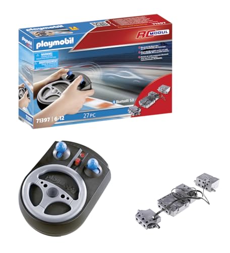 PLAYMOBIL | City Action | RC-Fahrzeuge RC-Modul-Set Bluetooth | Umfangreiches Set zum Aufrüsten Aller RC-fähigen Fahrzeuge | für kleine und große Rennfahrer | Für Kinder ab 6 Jahren | 71397