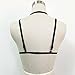 Hunputa Alluring Womens Harness Bra Elastic Cage Bra Strappy Hollow Out Bra Bustier (M, Black)
