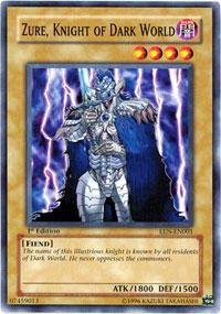 Yu-Gi-Oh! - Zure, Knight of Dark World (EEN-EN001) - Elemental Energy - 1st Edition - Common