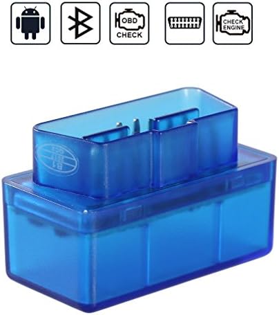 Beshare Mini OBD2 Bluetooth Car Code Reader Scan Tool for Android Windows Device Car Diagnostic Scanner Check Engine Light Code Reader Portable Tester Diagnostic Tool for Driver and New Driver (Blue)