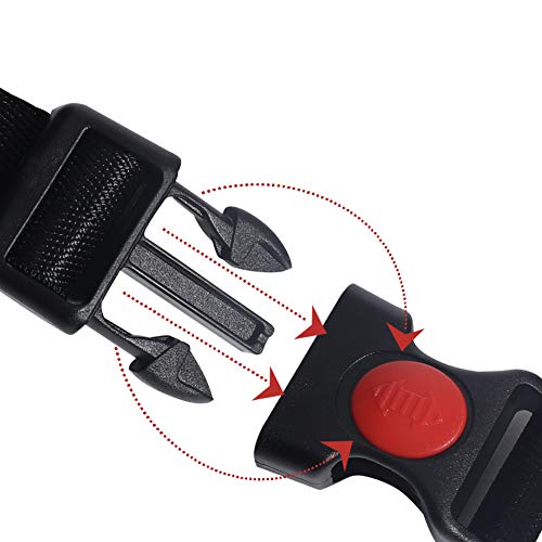 Dog Harness and Dog Leash Set No Pull Pet Harness Adjustable Vest Harness Dog Leash Puppy Harness Night-light Dog Pet Harness with Soft Mesh Nylon Dog Chest Harness for Small Medium Large Dogs Cat (L) - Thumbnail 2