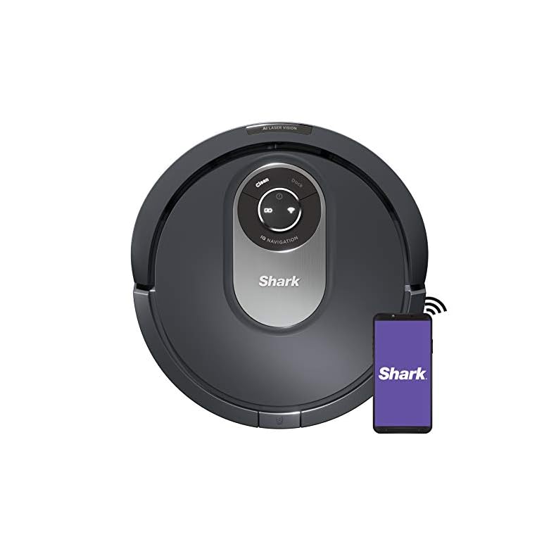 Shark AI Robot Vacuum RV2001 with IQ Navigation, Home Mapping, AI Laser