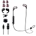 Bluetooth Headphones, Bluetooth 4.1 Wireless Headphones Sports Earphones Lightweight Stereo Earbuds with Magnetic Connection, Sweatproof Sports Headset with Metallic Housing & Built-in Mic (Rose Gold)