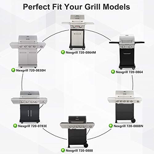 Metal Club Compatible with Grill Parts Kit Home Depot Nexgrill 4 Burner
