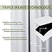 NICETOWN Greyish White Room Darkening Curtain Panels - Window Treatment Thermal Insulated Grommet Room Darkening Curtains/Drapes for Bedroom (2 Panels, 52 by 63, Greyish White)