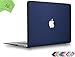 MacBook Air 13 inch Case, UESWILL Smooth Soft-Touch Matte Hard Shell Case Cover for 2008-2017 MacBook Air 13 inch (Model A1466 / A1369) + Microfibre Cleaning Cloth, Navy Blue primary
