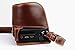 MINICO Full Protection Bottom Opening Version Protective PU Leather Camera Case Bag with Tripod Design Compatible For Sony ILCE6000 a6000 with 16-50 mm lens Dark Brown