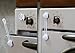 Child Safety Locks - 6 pack | Flexible Baby Latches for Cabinets, Cupboards, Drawers, Doors, Toilet Lids, Refrigerators, Ovens & Most Appliances | Adhesive Mount | BONUS Child Safety Guide eBook