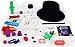 Top Hat Magic Set Collection Show - Magic Kit with Plastic Magician Hat, Easy Tricks for Kids - Ideal Children Age 6 Years and Up Girls Boys Adults - Illusion Magic Tricks Box Set Wand Cards Finger