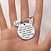 FUSTMW Happy Birthday Keychain Gift 15th 16th 18th 21st 30th 40th Charms Key Ring Best Friends Family Jewelry (40th birthday keychain)