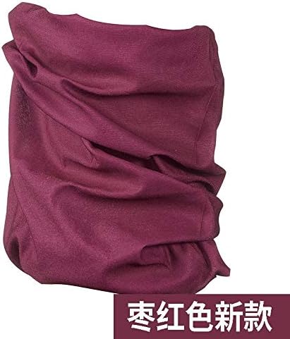 Decathlon Sports Magic Scarf Men Women Riding Multifunctional Outdoor Scarf Variety Fashion Hair Band mask 2 (Maroon - New