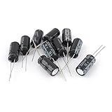 10 Pcs 16V 2200uF 105C Radial Lead Electrolytic Capacitor 10mm x 20mm